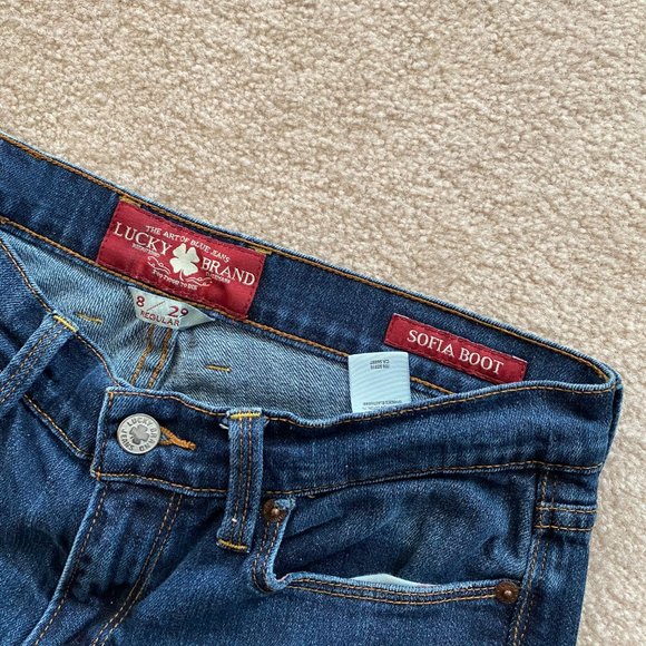 Lucky Brand 8 / 29 Regular Sofia Boot Denim Jeans - Picture 10 of 10